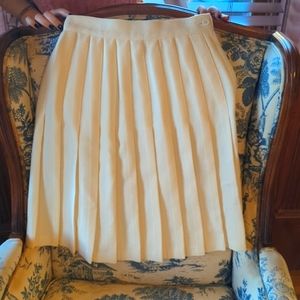 Soft Ivory Wool Skirt XXS/XS
